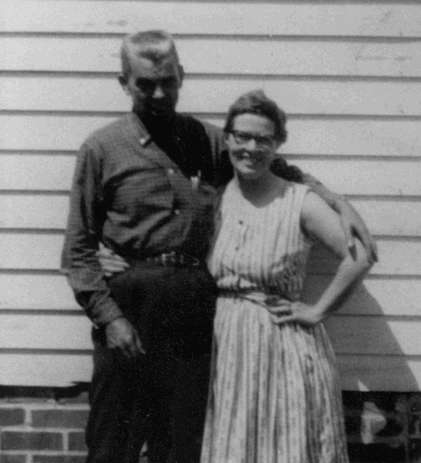 Harvey Lewis and Hattie Roberson in younger days